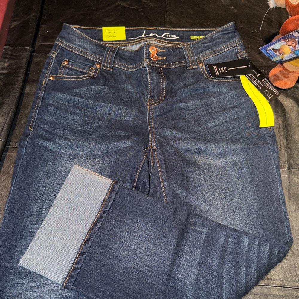 DC Women's Straight Leg Jeans - Dark Blue